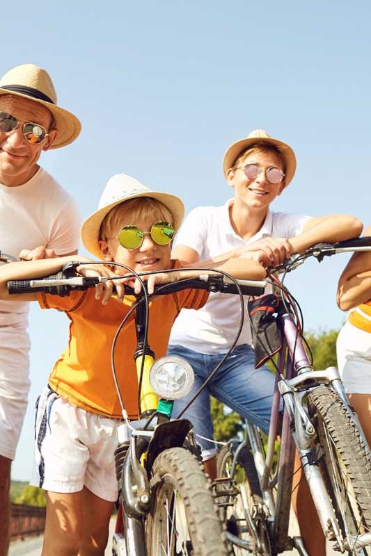 activité velo andernos famille